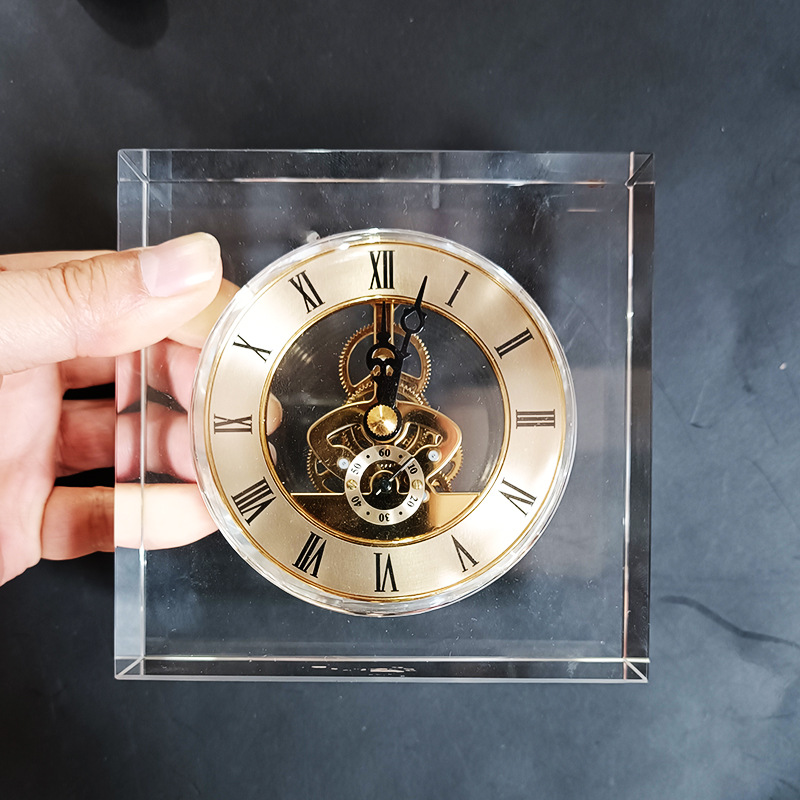 Jam Meja Kristal Senyap Mewah  - Accessories For Your Gaming Room ulasan dan harga