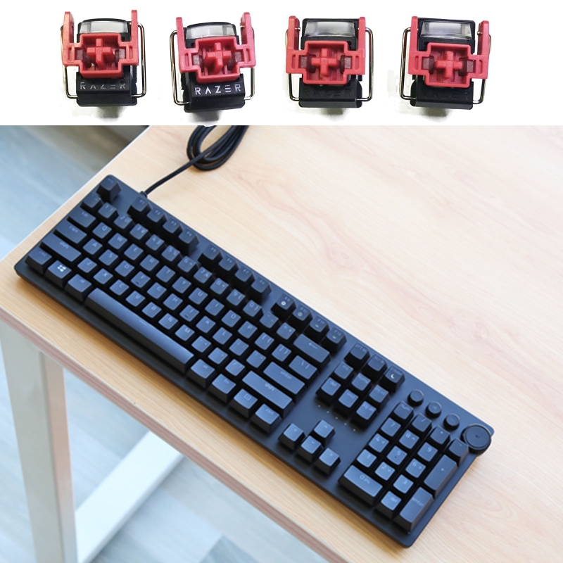 4 Buah Sakelar Optik Merah Lin - Gaming Accessories Aesthetic ulasan dan harga