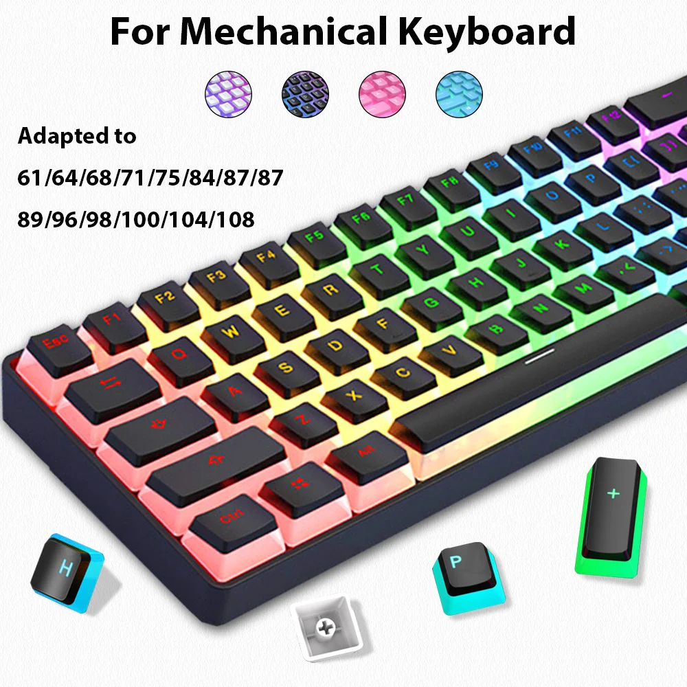 129 Tombol Puding Tombol PBT D - Gaming Accessories Aesthetic ulasan dan harga